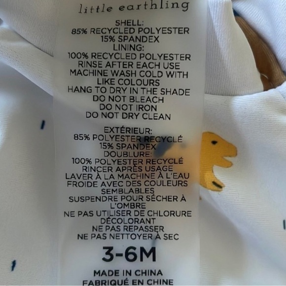 Baby Swim and Rash Guard Bundle 3 to 6 Months - Picture 8 of 9